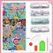 4 Pack Cute Butterfly Flower Diamond Painting Kits for Kids Girls Ages 3-12 Art Crafts 5D Mosaic Gems Paint Sets by Number Kits for Kids Girls for Home Office Wall Decor
